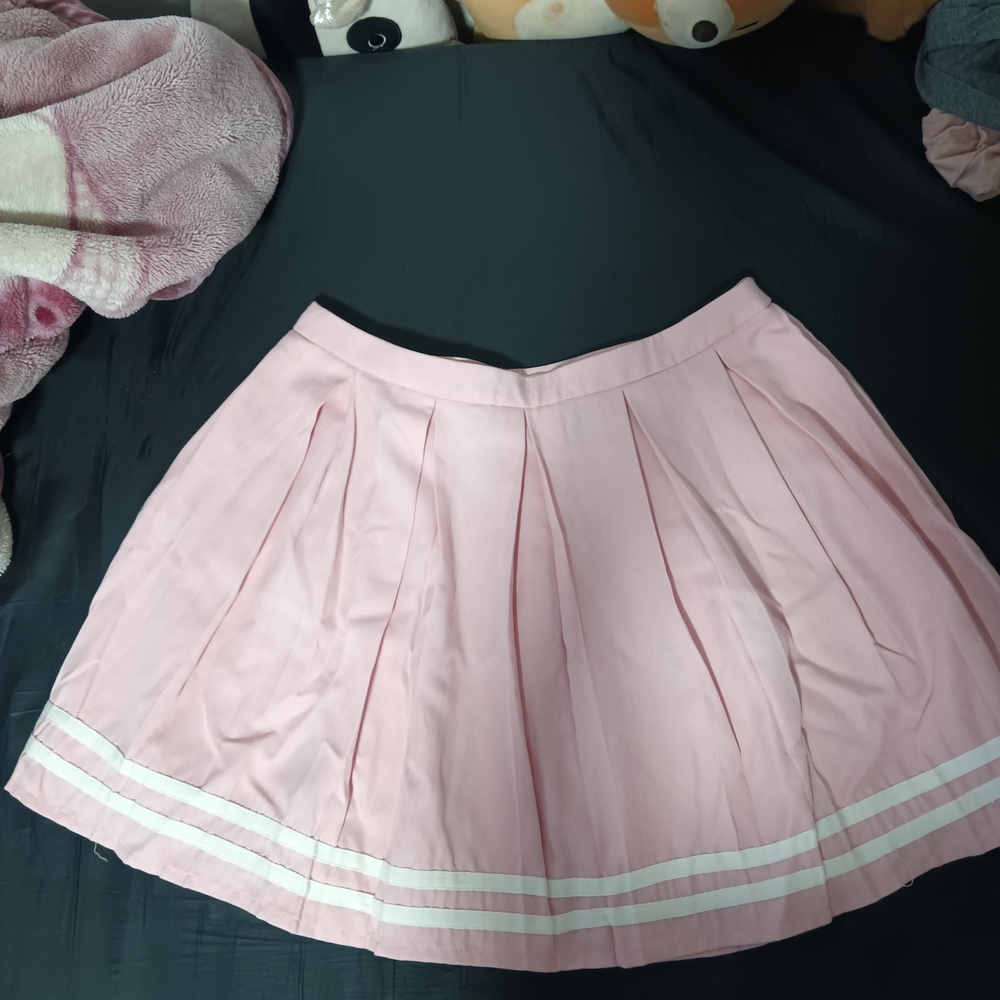 Hot Topic Light Pink Skater Skirt